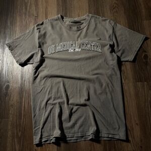 OU Medical Center Est 1910 Short Sleeve T Shirt Mens Adult M Gray Cotton